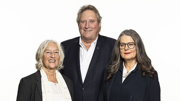 Die Stellvertreter von Dr. Tim Grüttemeier (v.l.): Elisabeth Paul, Axel Wirtz und Christiane Karl.