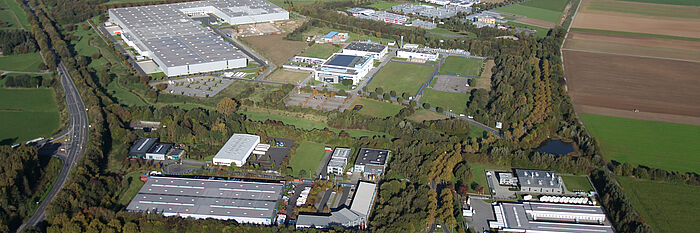 Luftbild des Businesspark Alsdorf