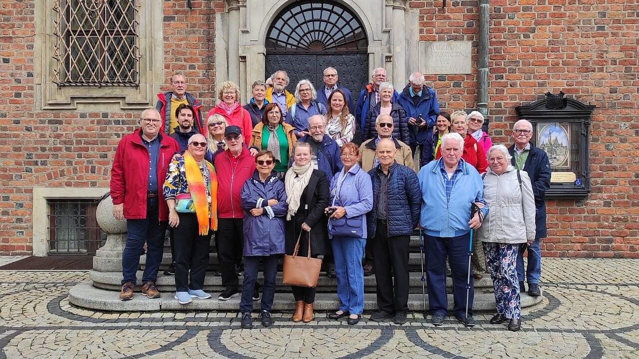 Gruppenbild Teilnehmende der Bürgerfahrt 2023