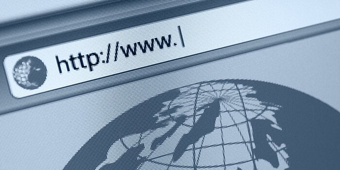 URL-Link auf einer Homepage