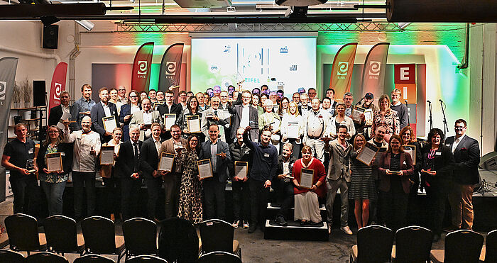 Alle Preisträger des Jahres 2025 zusammen mit der Zukunftsinitiative Eifel