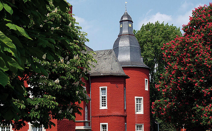 Foto der Burg in Alsdorf