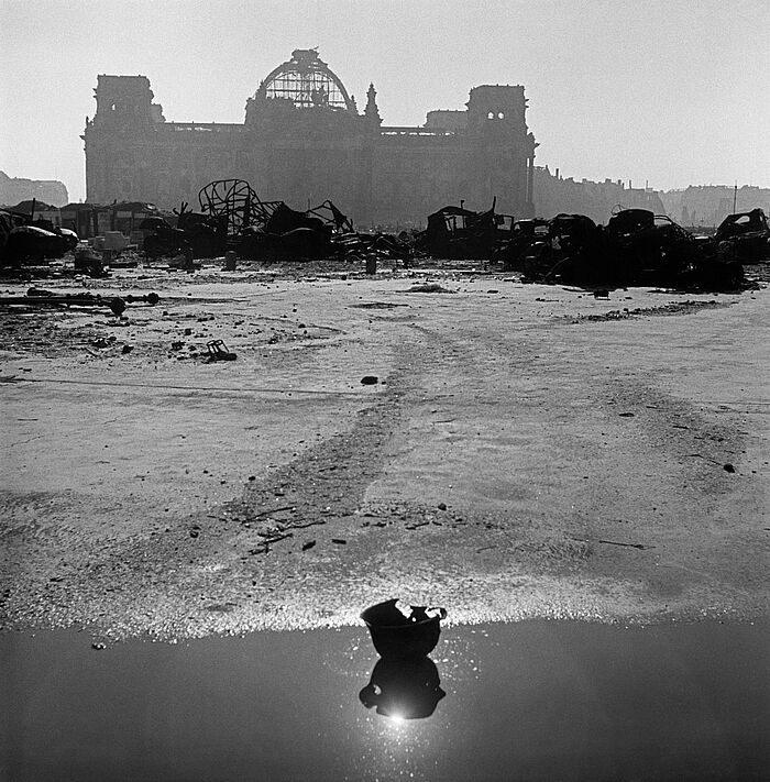 The Reichstag building, Berlin, Germany, 1946©Werner Bischof/Magnum Photos