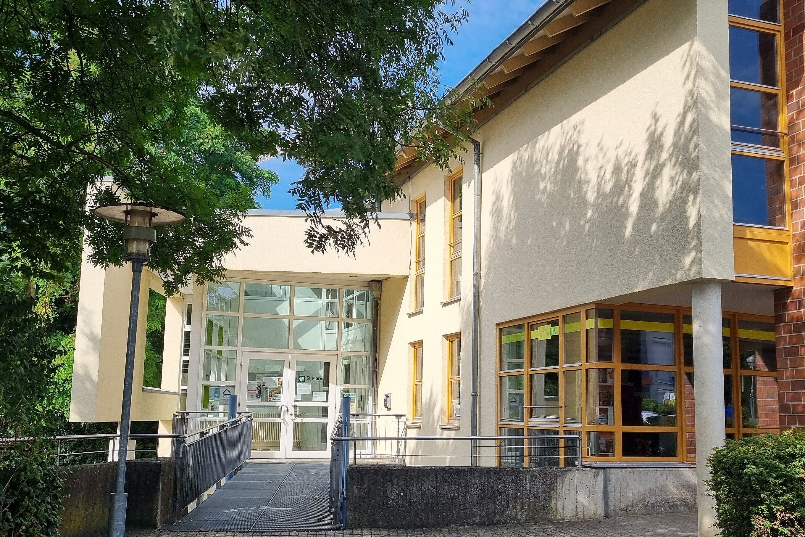 Außenansicht Kontakt- und Beratungsstelle in Baesweiler