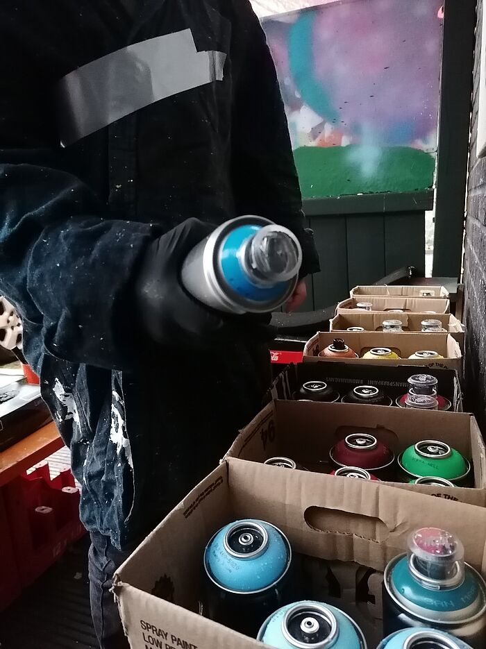 Graffiti-Dose