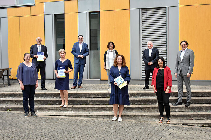 Gruppenfoto von Preisträgern des Stifterpreises