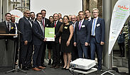 Das render-Team bei der Übergabe des Regionalen Energieplans Aachen