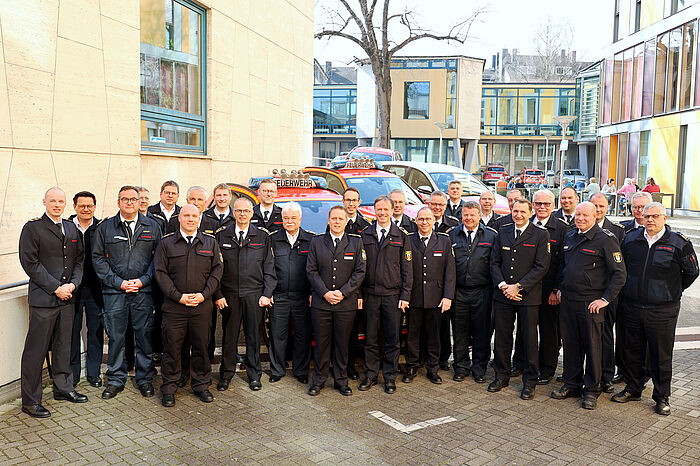Feuerwehrleitungen aus dem Regierungsbezirk Köln trafen sich im Haus der StädteRegion zur Dienstbesprechung.