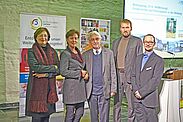Gabriele Roentgen, Susanne Schwier, Lothar Krappmann, Markus Terodde und Dr. Sascha Derichs beim Bildungstag