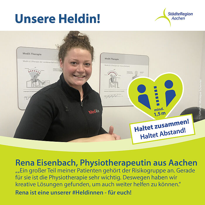 Portrait von Physiotherapeutin Rena Eisenbach