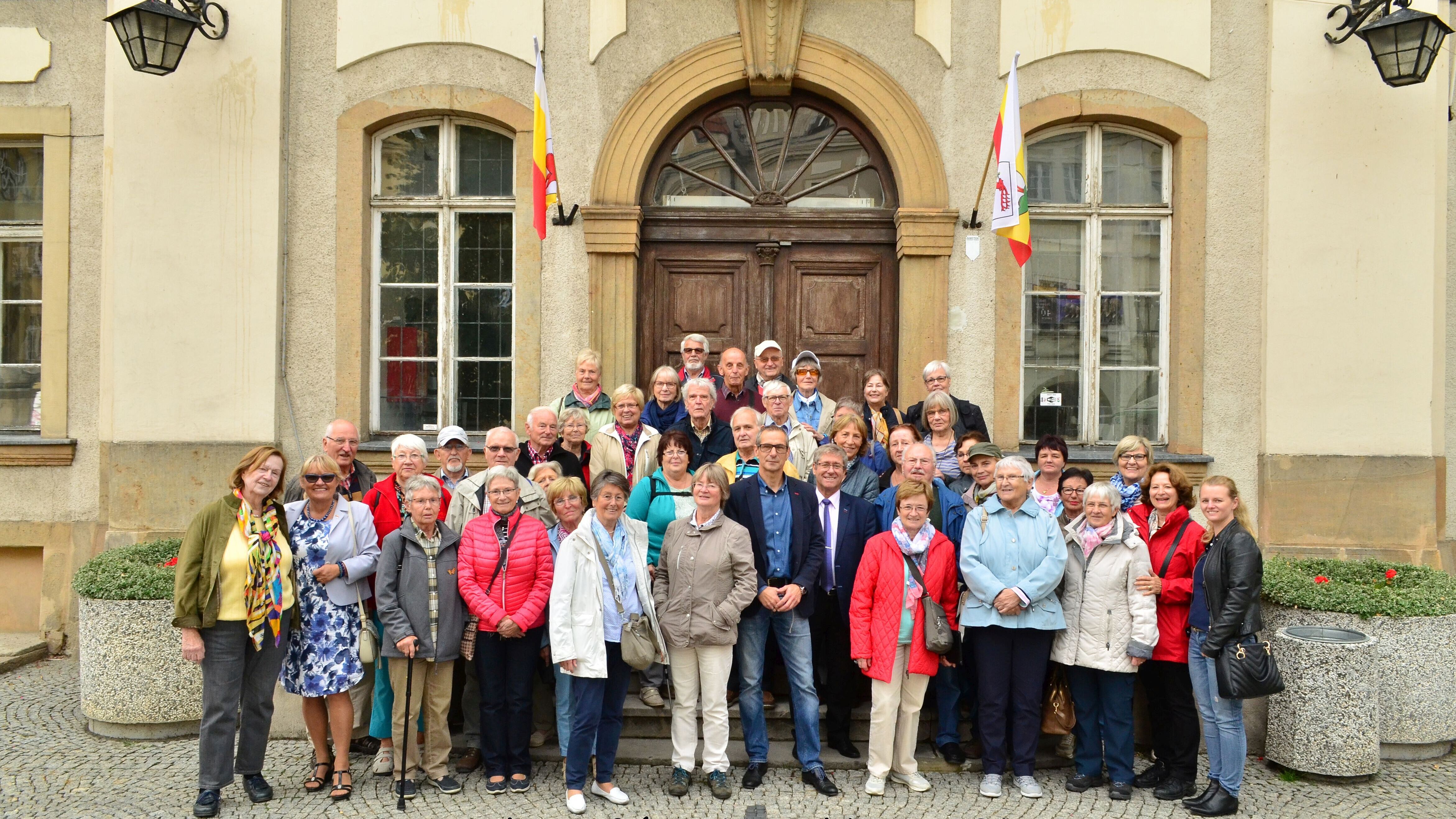 Gruppenfoto der Teilnehmer der Bürgerfahrt 