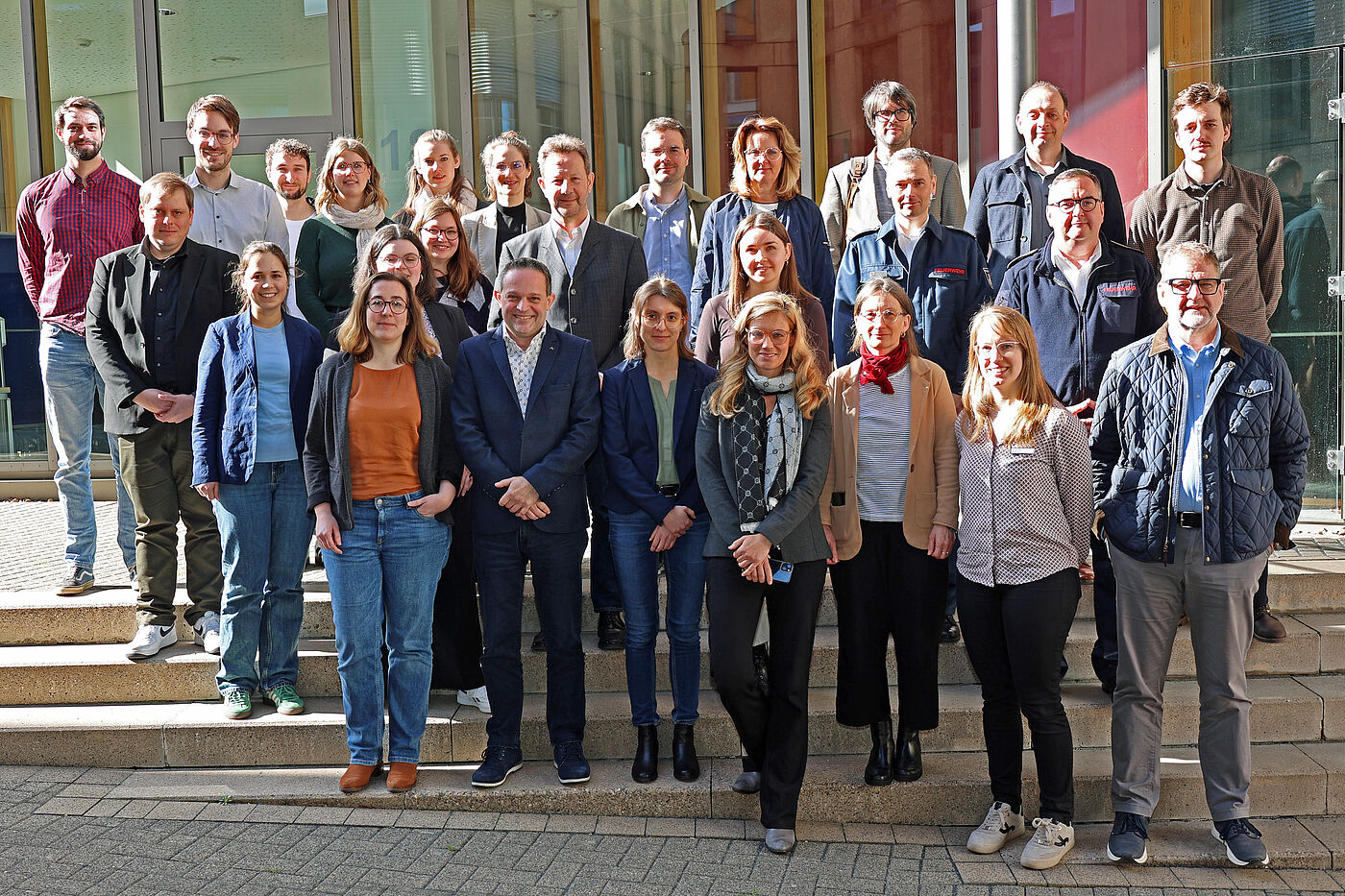  Die Projektbeteiligten beim Start von FloodJustice