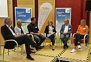 Diskussionsrunde beim render-Forum