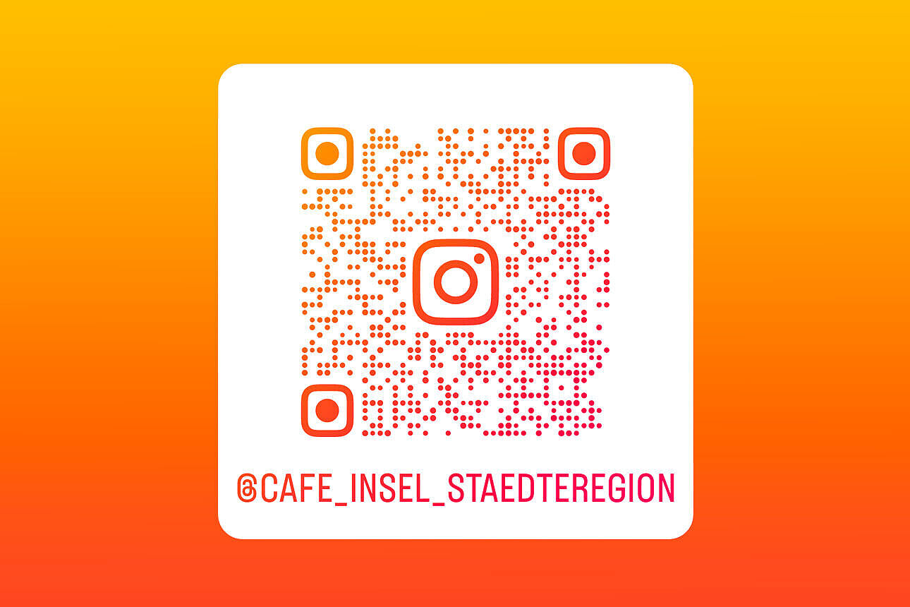 QR-Code Café-Insel-Instagram-Account