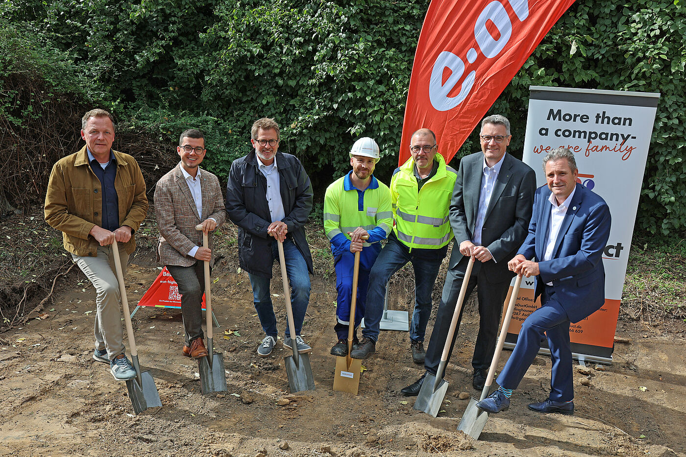 Spatenstich in Baesweiler