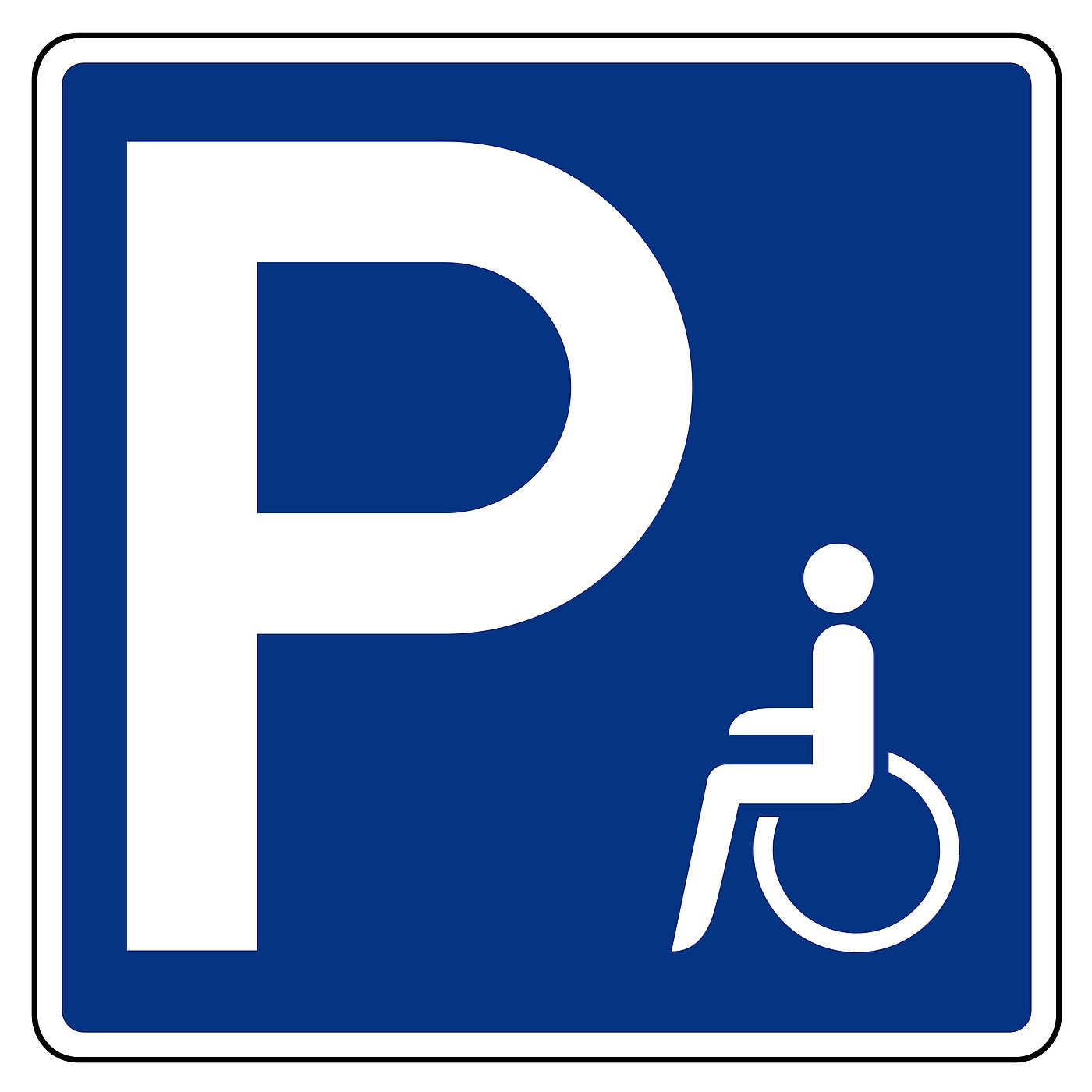 Parken für Behinderte