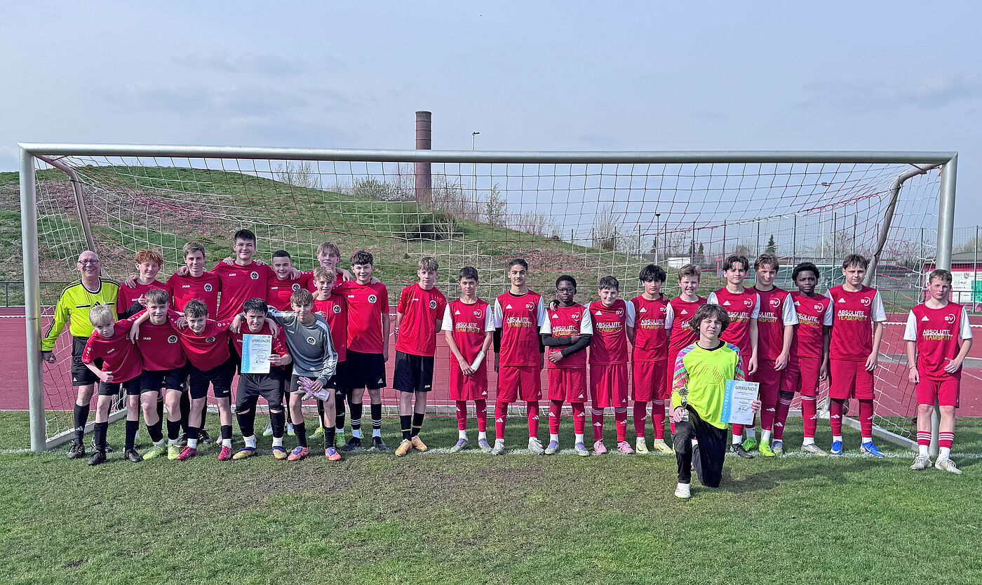 Das Dalton Gymnasium Alsdorf und die Bischöfliche Liebfrauenschule Eschweiler traten in der U 15 gegeneinander an.