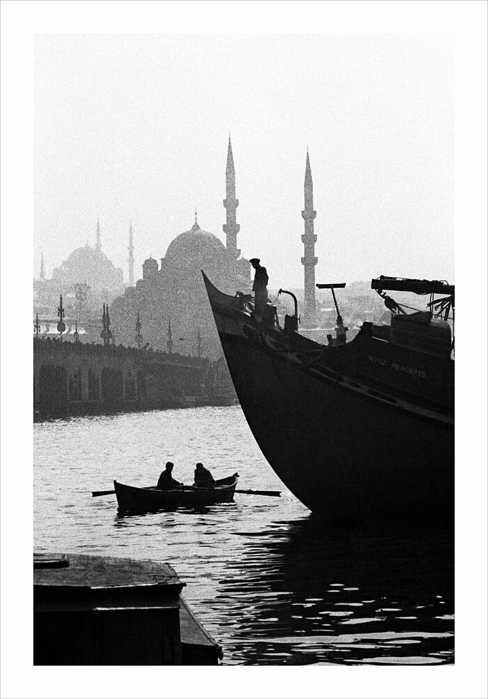 Schiffbug vor Moscheen in Karaköy