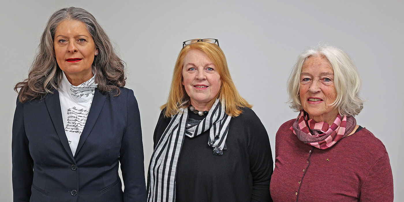 Von links: 2. stv. Städteregionsrätin Christiane Karl, 1. stv. Städteregionsrätin Marie-Theres Sobczyk und 3. stv. Städteregionsrätin Elisabeth Paul.