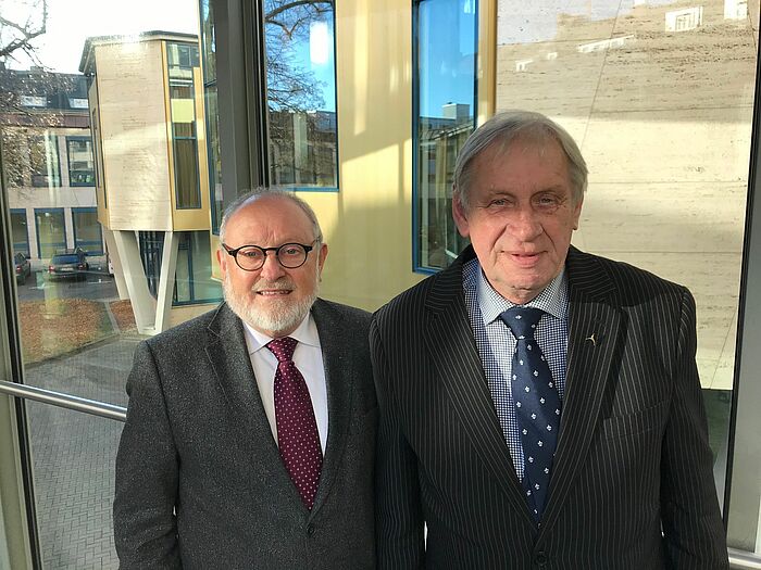 Kunibert Matheis aus Stolberg (links) und Simon Robert aus Alsdorf