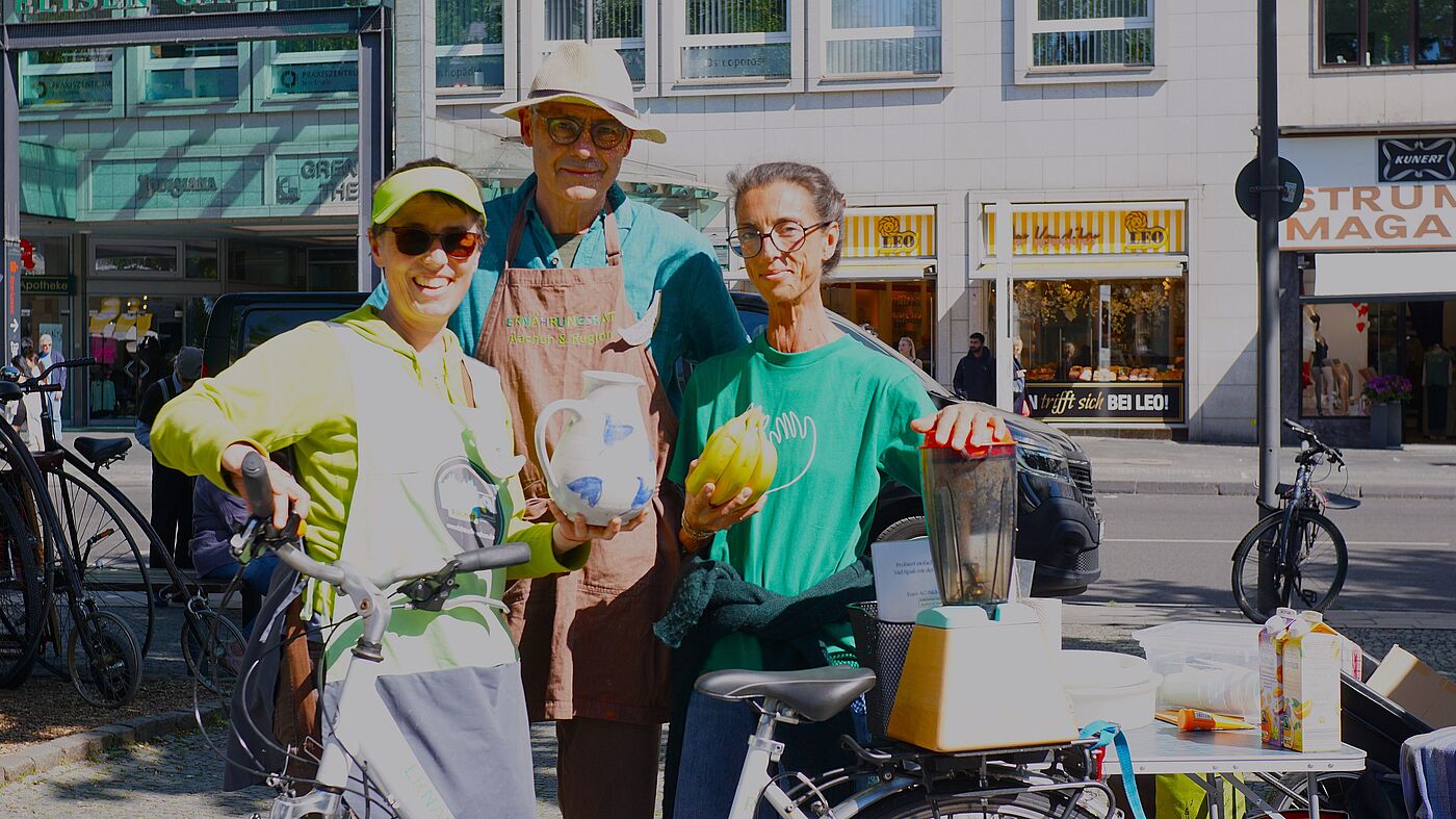Das Smoothie-Bike wurde bereits beim Fahrradtag 2025 erfolgreich eingesetzt.