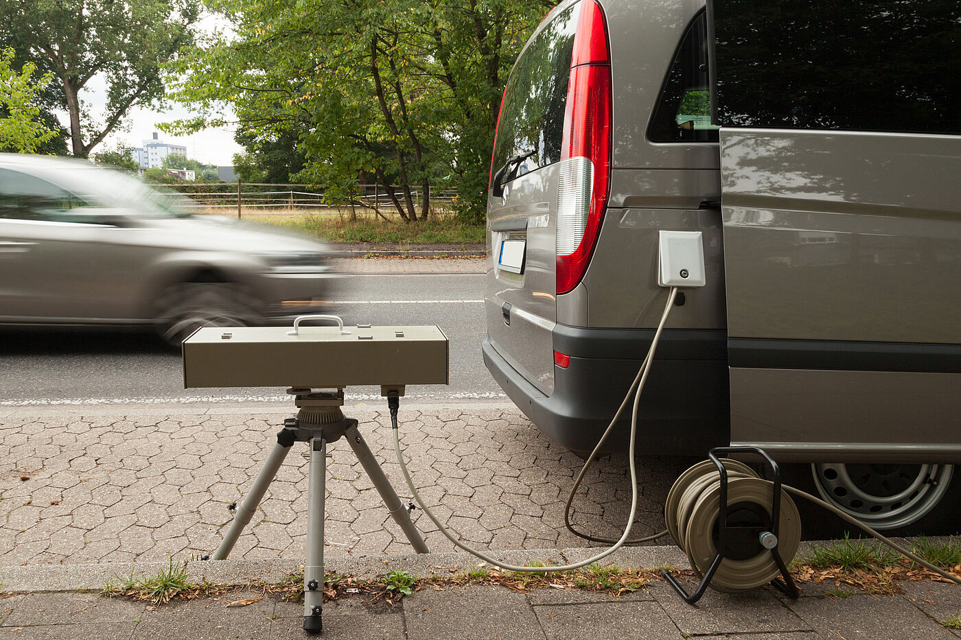 Geschwindigkeitsmessung von Autos