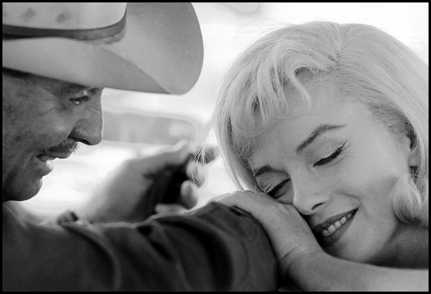 Cornell Capa, USA, Nevada, Die Schauspieler Clark Gable und Marilyn Monroe am Set von „The Misfits“, 1960, (c) Cornell Capa, Magnum Photos