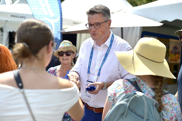 „Städteregionsrat vor Ort“ - Dr. Tim Grüttemeier auf dem CHIO