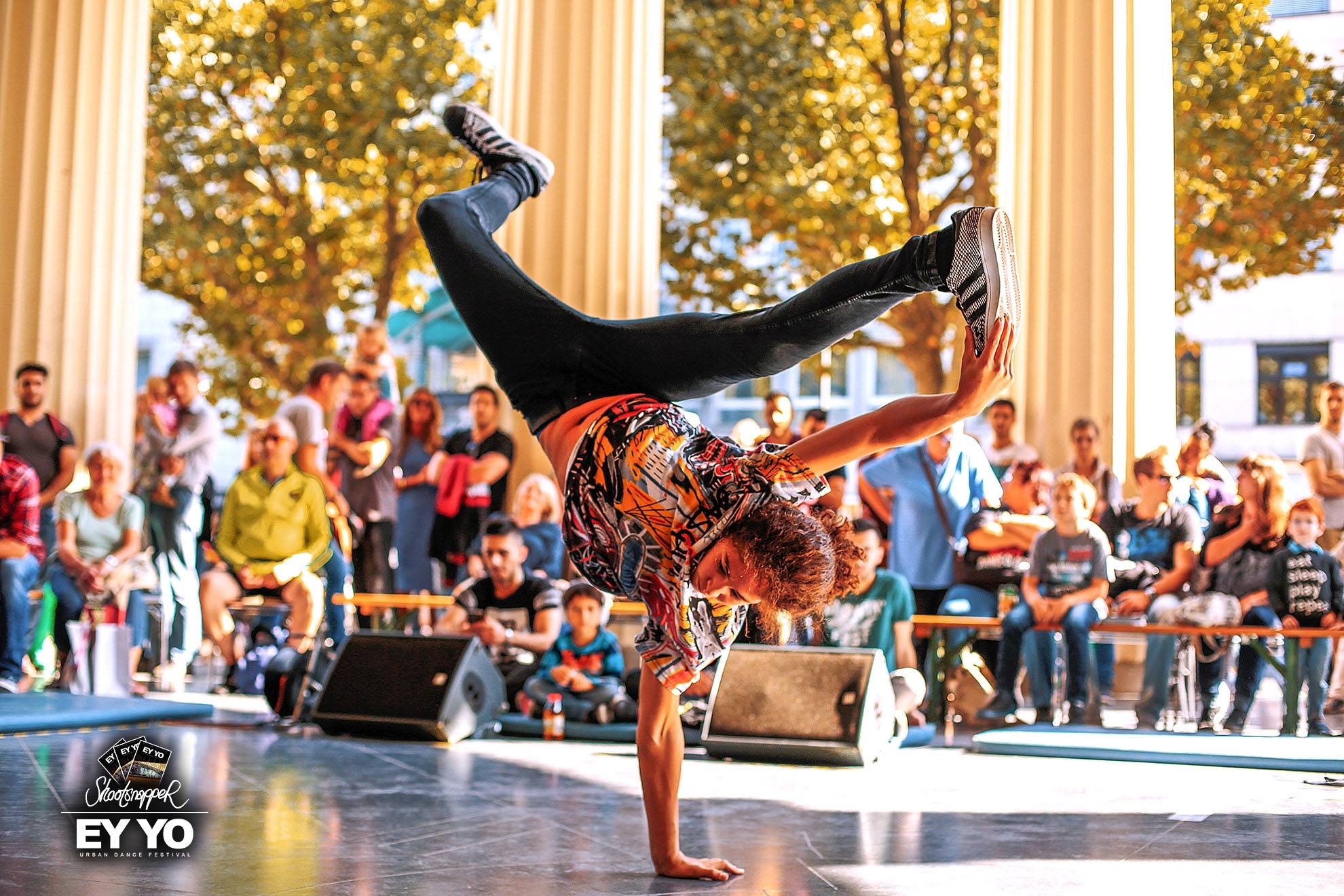 Breackdancer beim Tanzfestival EYYO