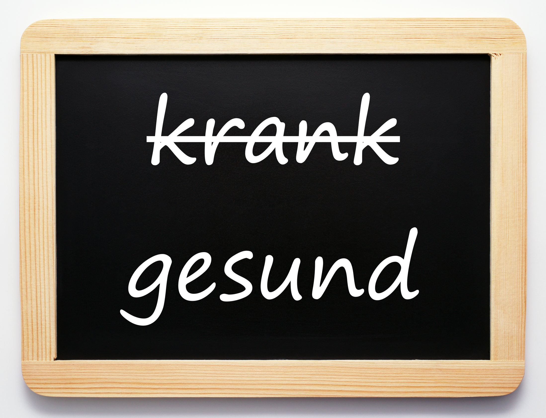 krank vs gesund