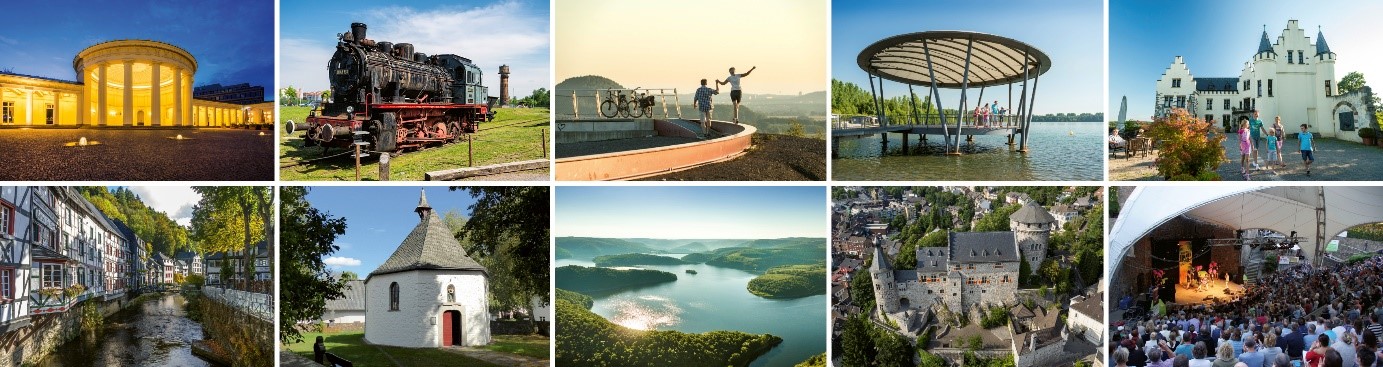 Bilderausschnitte aus der StädteRegion, verschiedene Motive