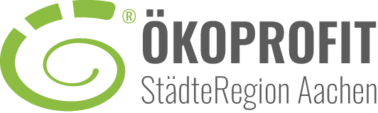 Das Logo zum Projekt Ökoprofit in der StädteRegion Aachen