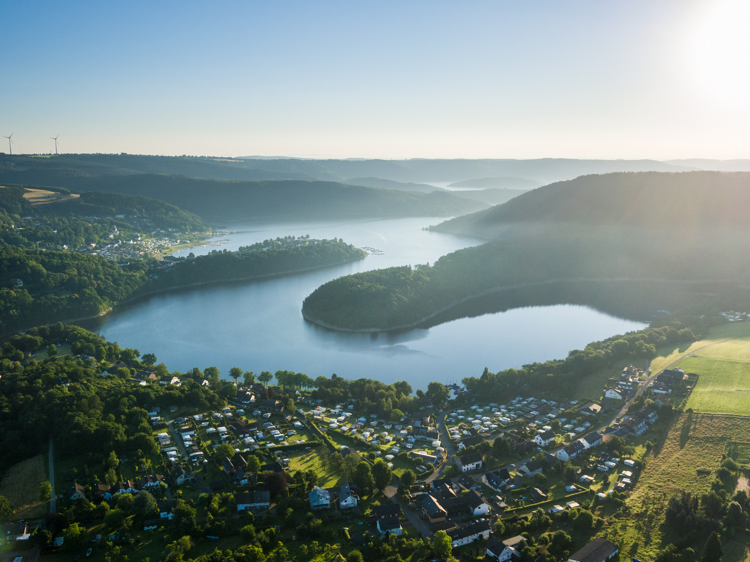 Luftbild Rursee