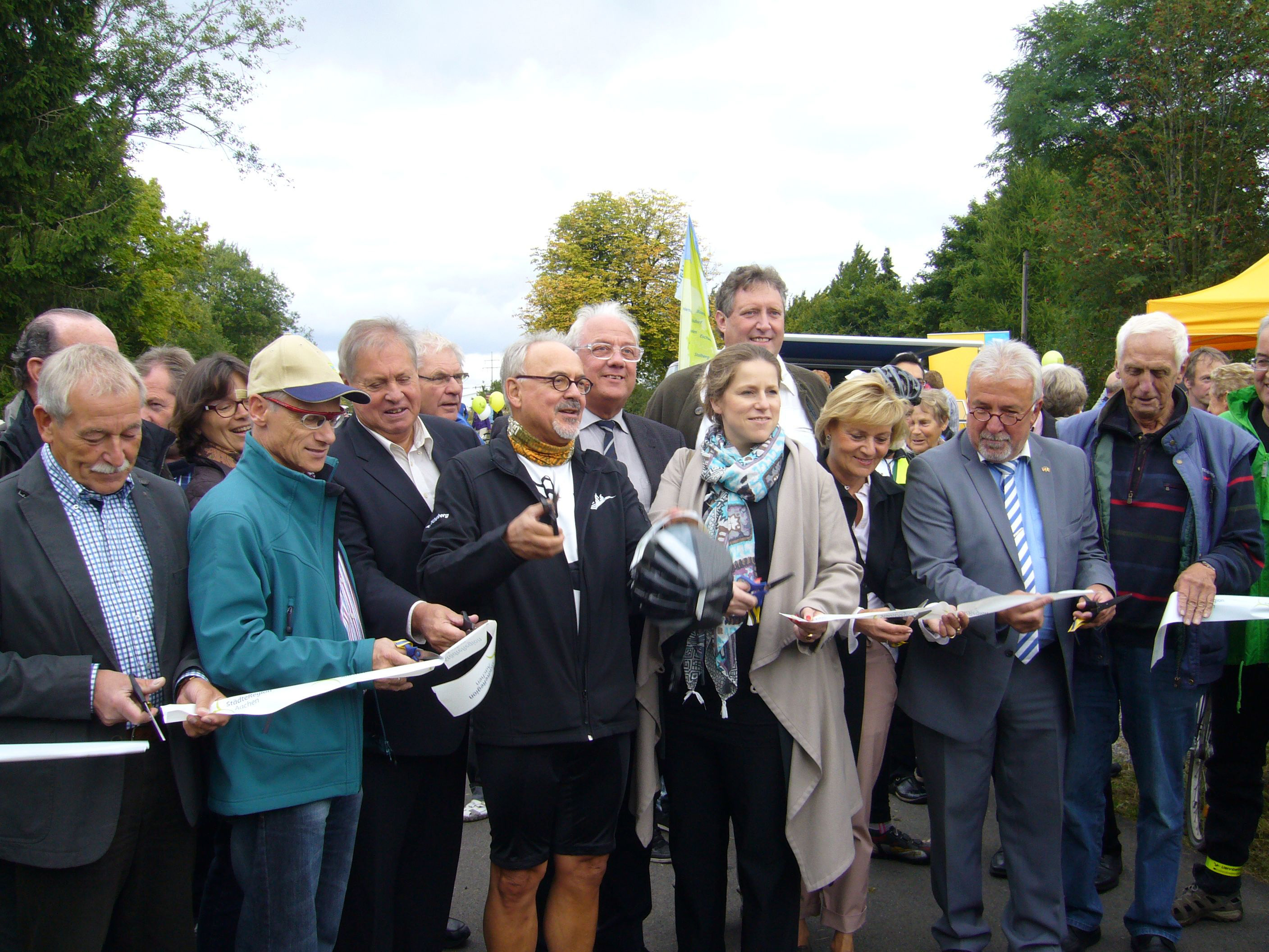 Eröffnung des Vennbahnradweges im September 2013