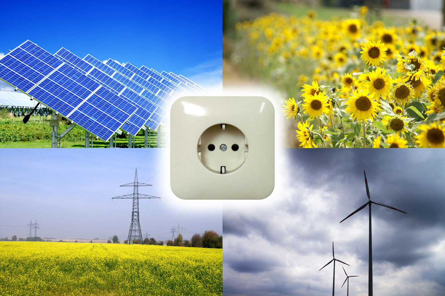 Arten von Strom aus erneuerbaren Energien